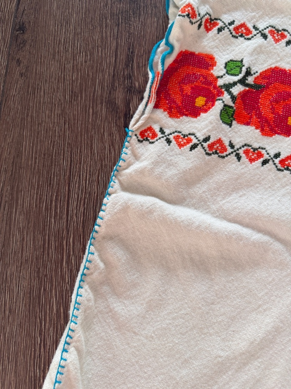Traditional Mexican Huanengo Style Embroidered Blouse - Picture 4 of 5